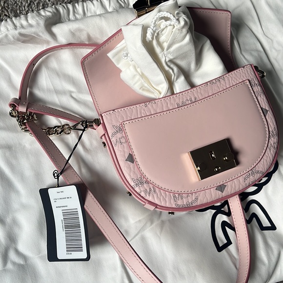 MCM pink crossbody Authentic